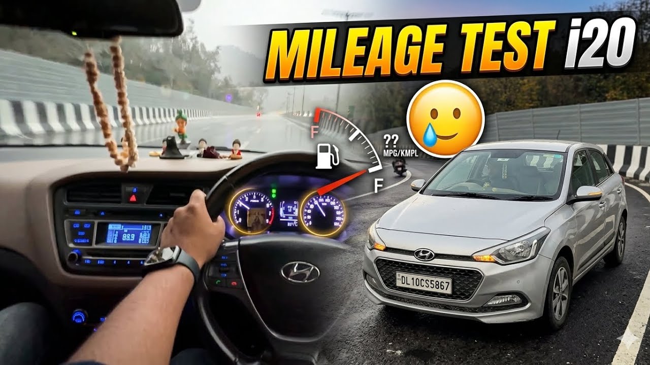Hyundai i20 Real Mileage Test 2026 🥲| Highway ⛽