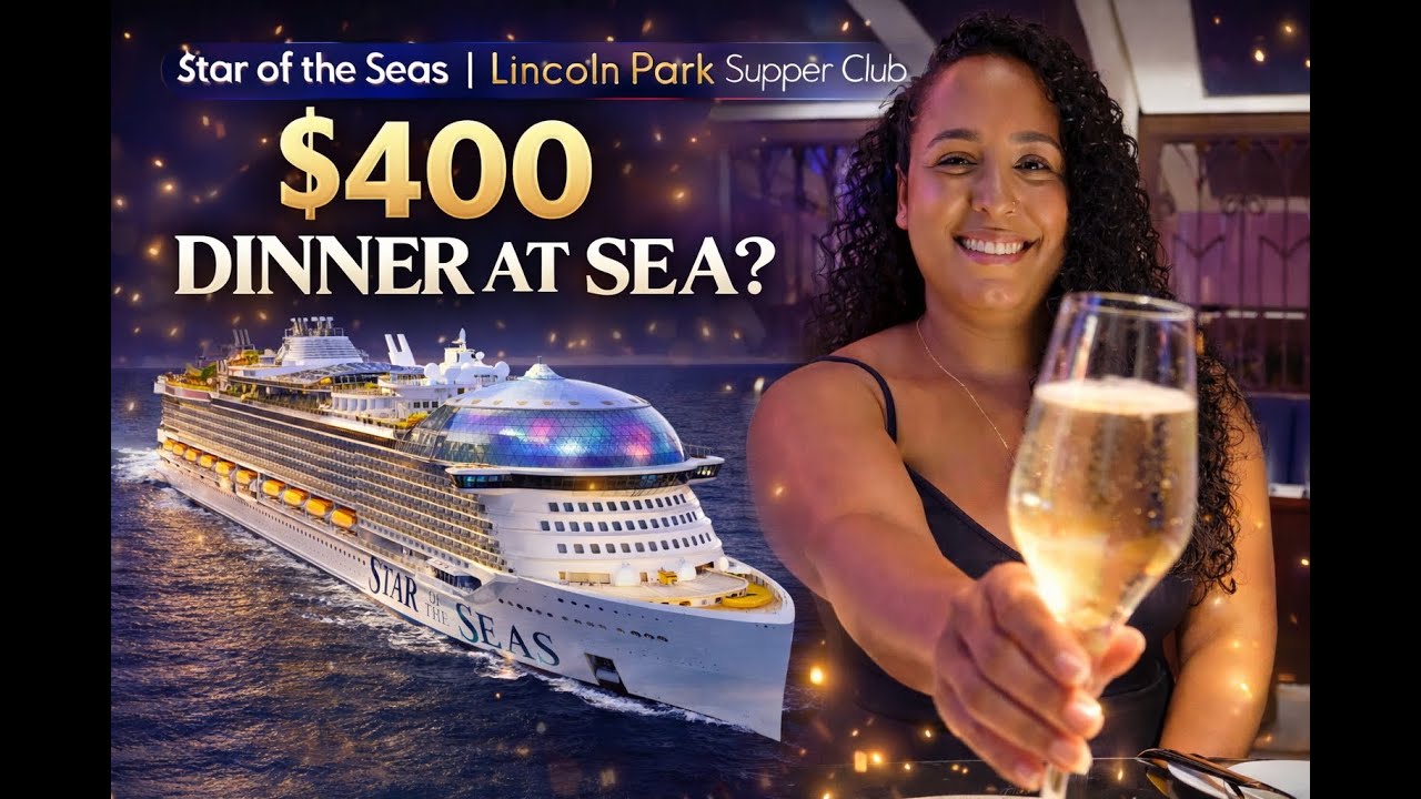 Ужин в самом дорогом ресторане лайнера Star of the Seas | Lincoln Park Supper Club