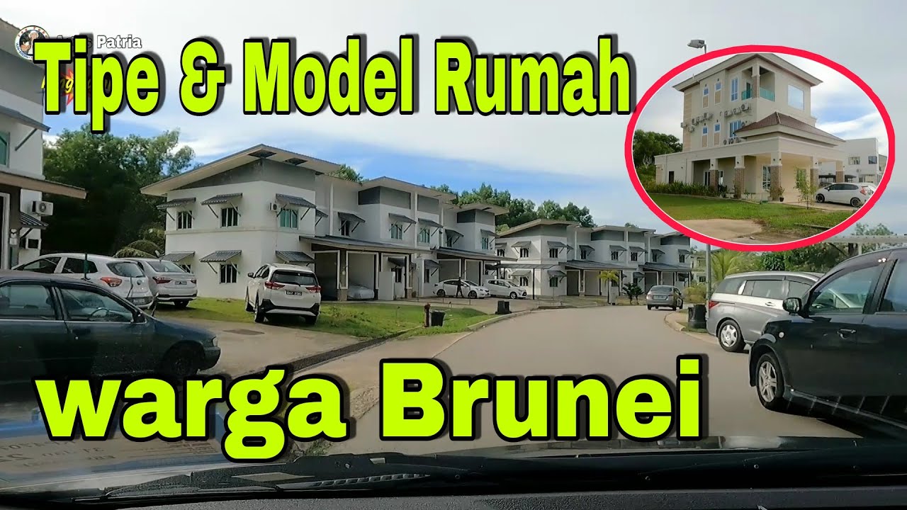 Tipe dan model rumah warga Brunei Darussalam || Perkampungan di Brunei