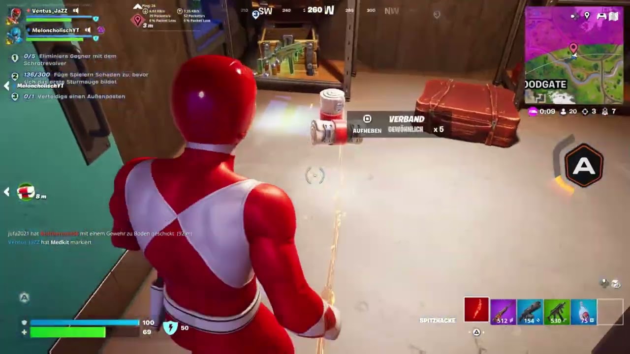 Fortnite- Mal wieder die Erste Runde des Tages
