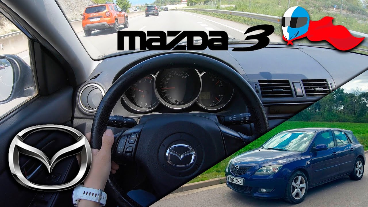 2005 Mazda 3 1.6 VVT (77kW) POV 4K [Test Drive Hero] #178 ACCELERATION, ELASTICITY, BRAKES & DYNAMIC