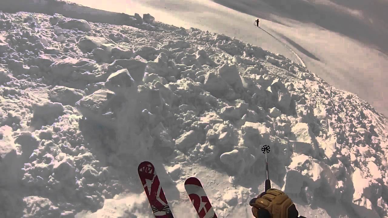 Avalanche scare - Skeena Range, BC