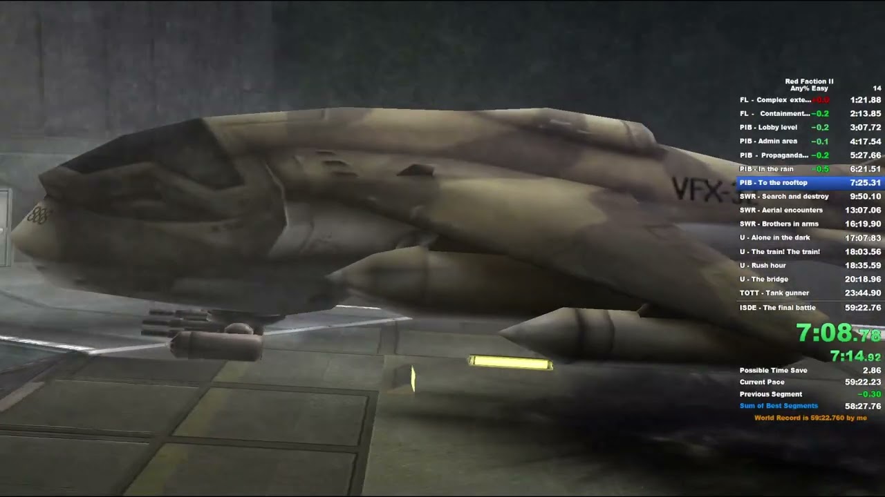 Red Faction 2 Speedrun New WR Sub 59min REDIF Twitch