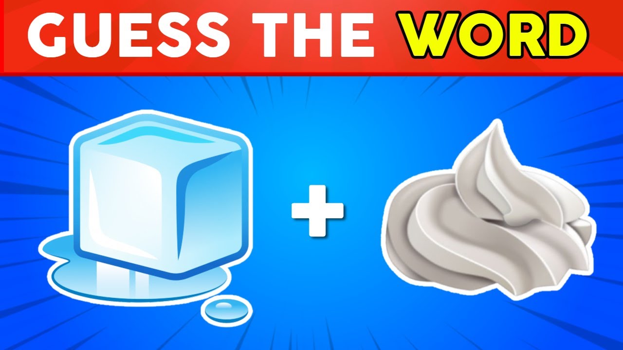 Guess The WORD🧠 - IMPOSSIBLE Emoji Quiz Challenge