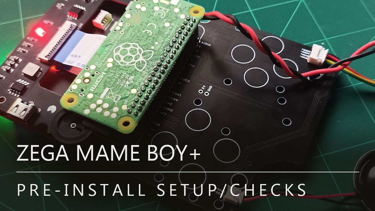 Zega Mame Boy / Gameboy Zero - Pre-install Setup and Checks