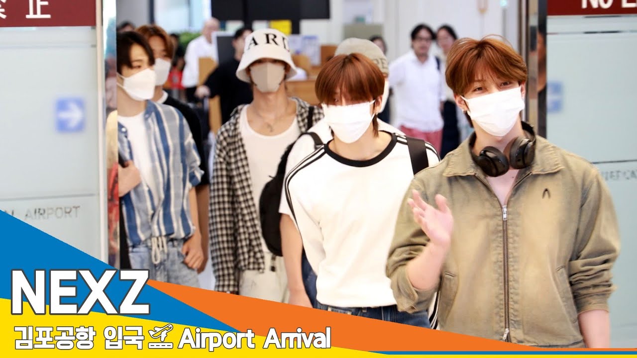 [4K] 넥스지, 곱디 고운 소년미 뿜뿜(입국)✈️NEXZ Airport Arrival 2024.7.1 Newsen