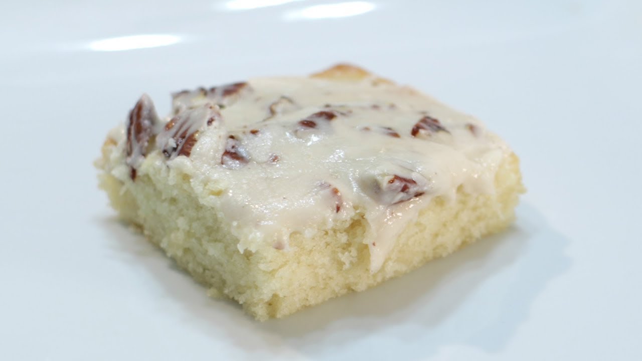 How To Make White Texas Sheet Cake | Easy Sheet Cake Recipe