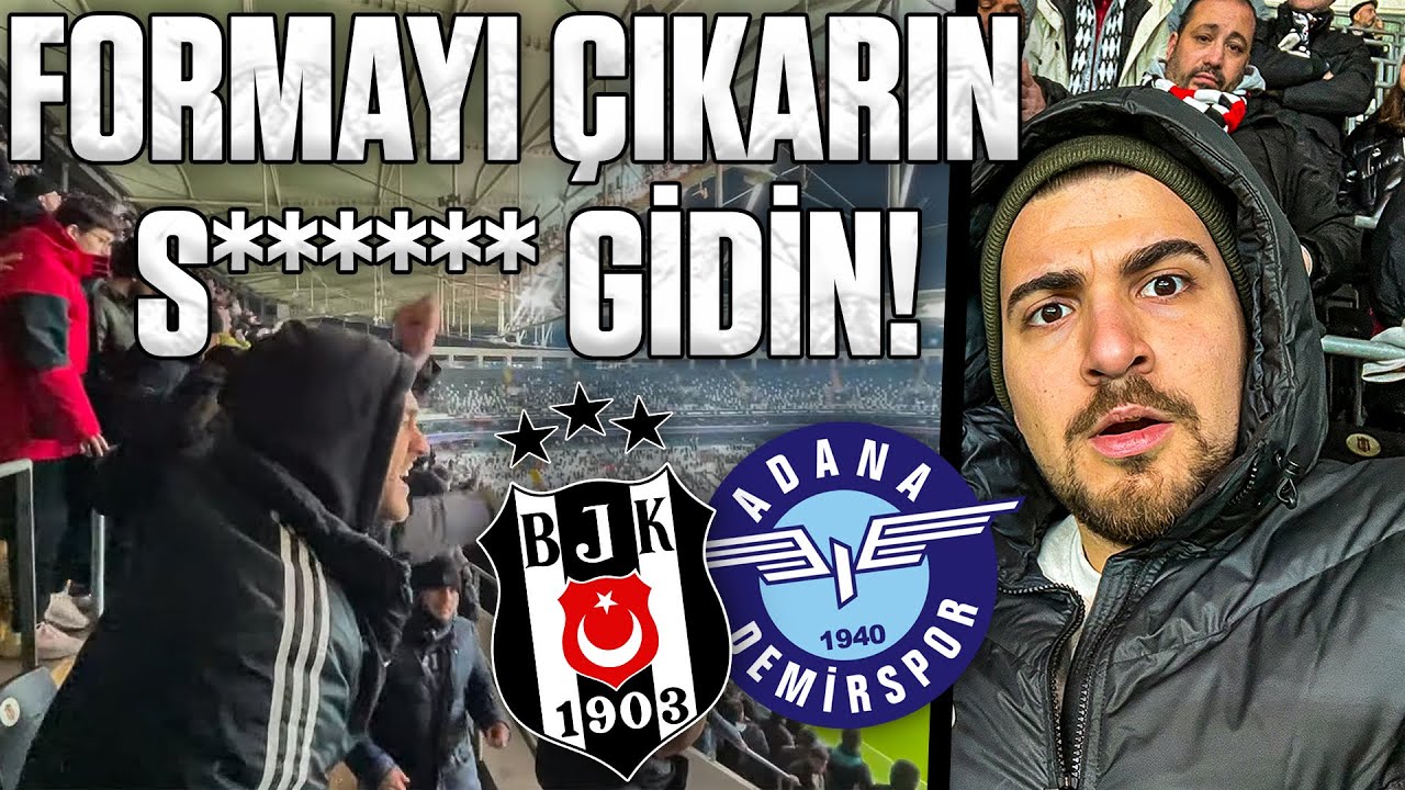 BEŞİKTAŞ TARAFTARI TAKIMINA ÇOK SİNİRLENDİ | Beşiktaş 0-0 Adana Demirspor Stad Vlog