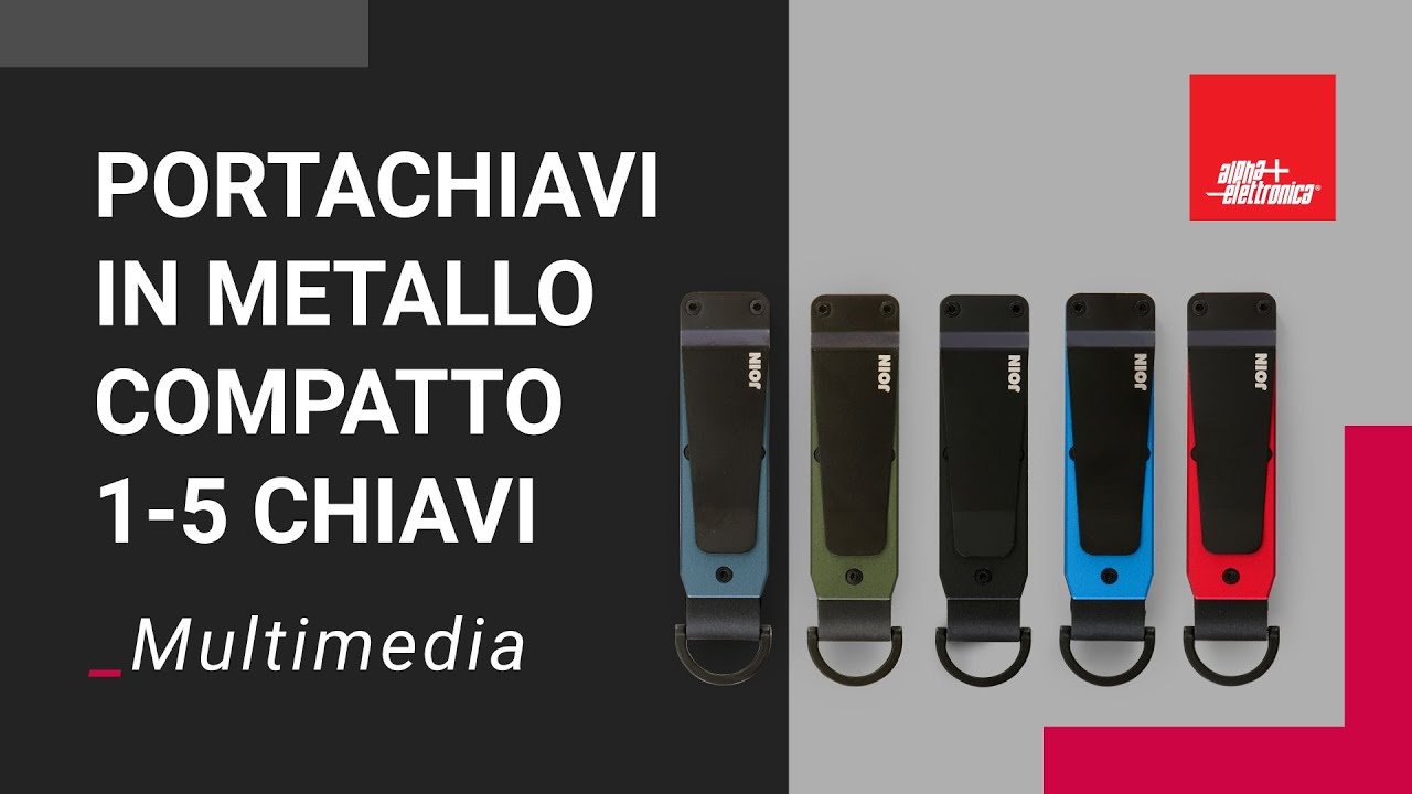 Portachiavi Elegante e Compatto KEY-01: Organizza le Chiavi in Stile!