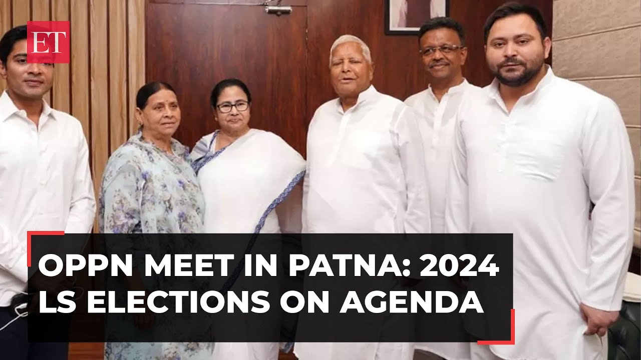 Opposition meet: 2024 Lok Sabha elections on the agenda as Oppn shows unity in Patna