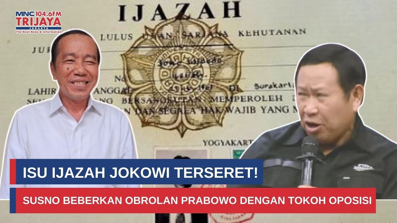 Susno Duadji Bongkar Isi Pertemuan Prabowo–Tokoh Oposisi, Singgung Isu Ijazah Jokowi