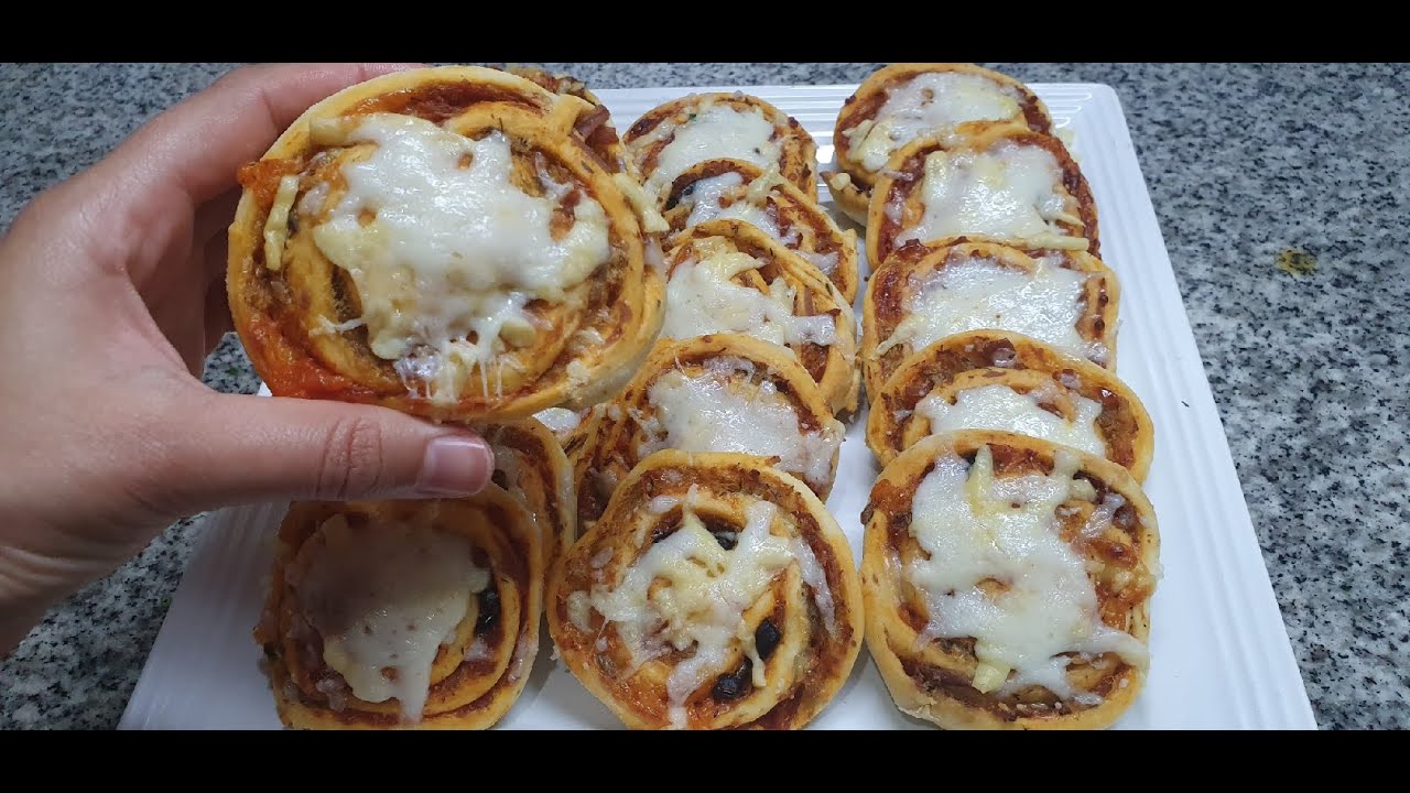 Pizza roulée بمكونات بسيطة و مذاق رااائع