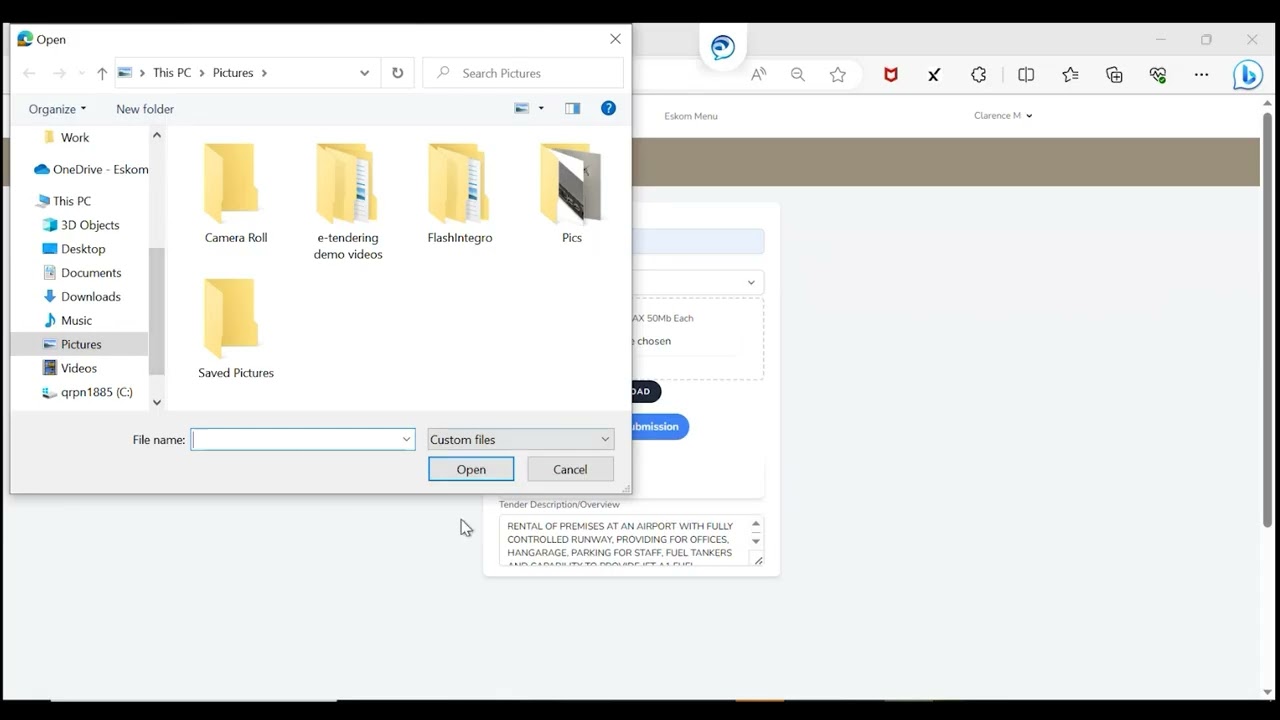 eTendering   How to create a submission