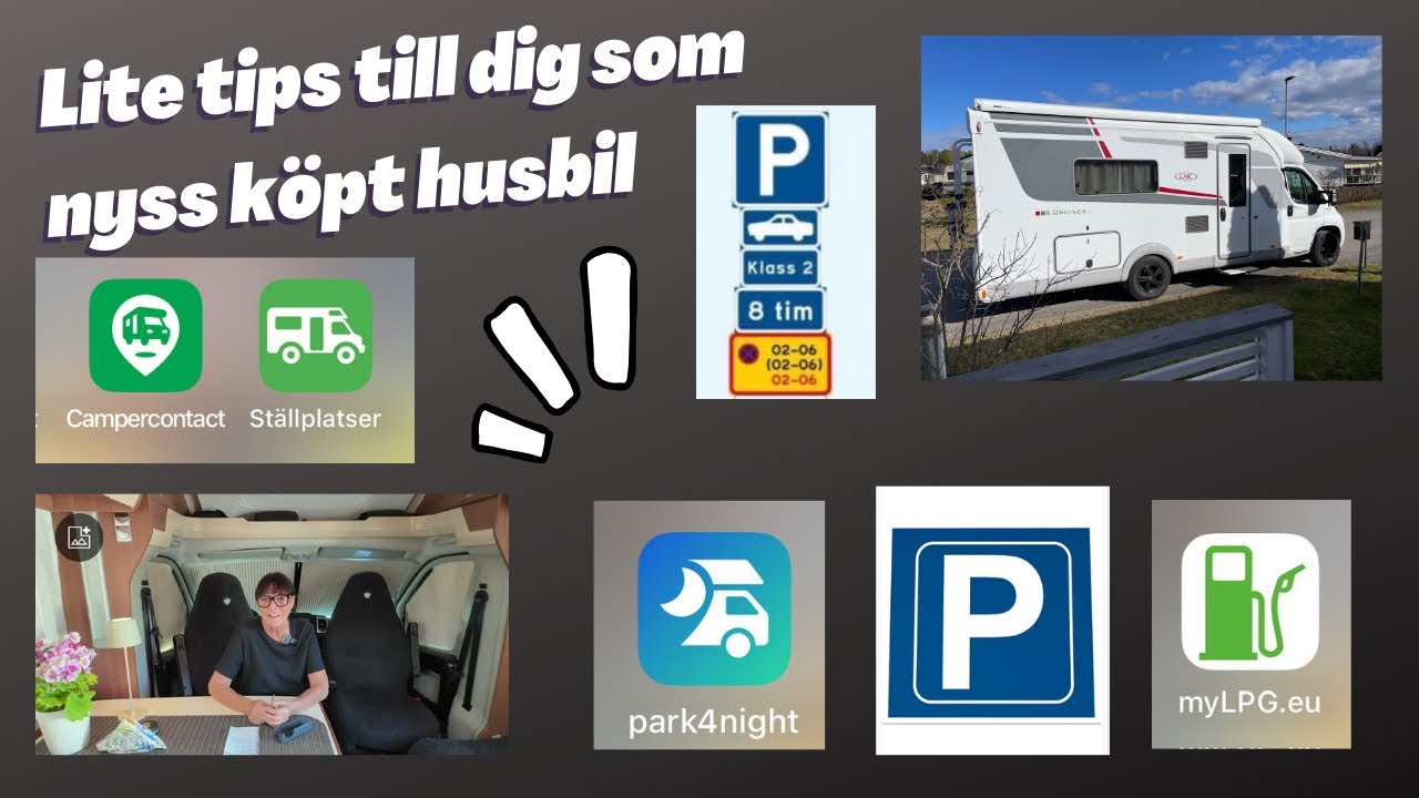 Är du ny med husbil, här får du lite tips