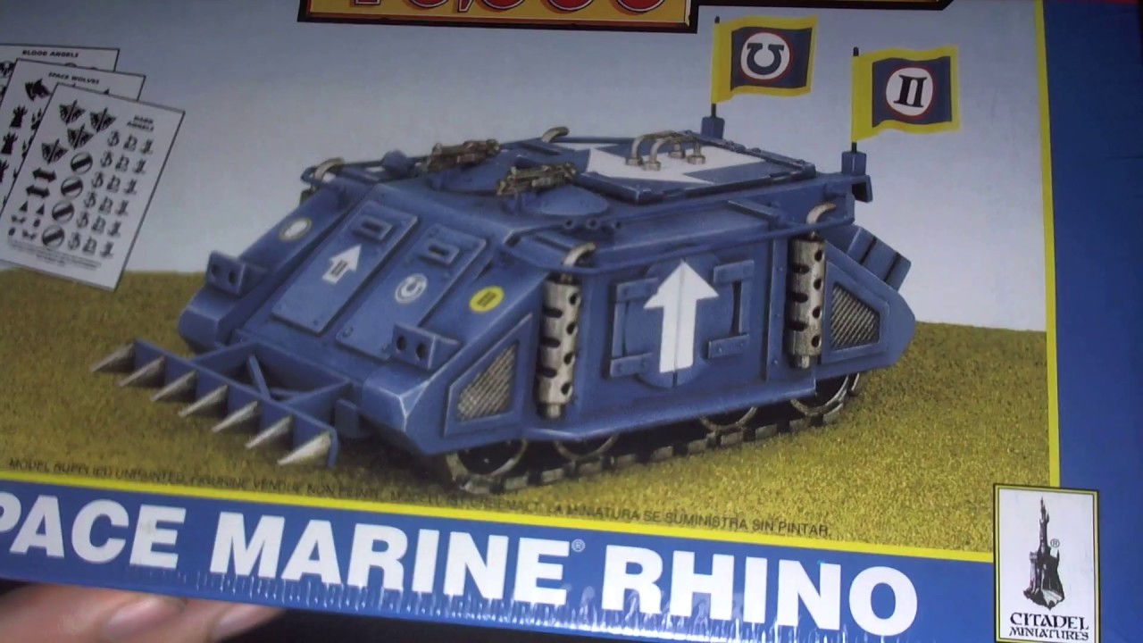 Mint Space Marine 1994/5 Rhino Unboxing