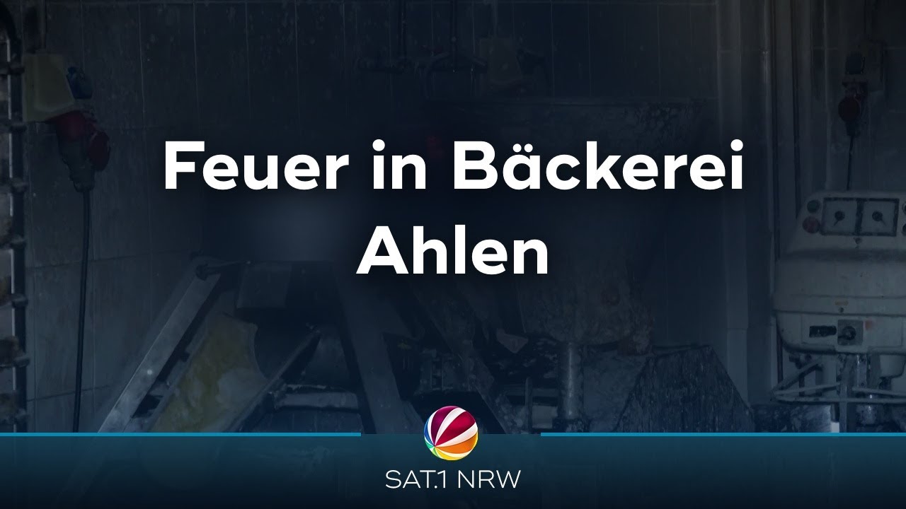 Feuer in B&auml;ckerei Ahlen