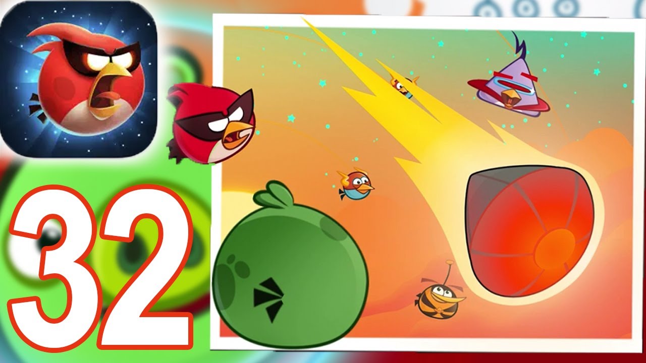 Angry Birds Reloaded Space RED PLANET ⭐⭐⭐ 3 Stars  - 1  to 30 - Walkthrough Part 32 (iOS)