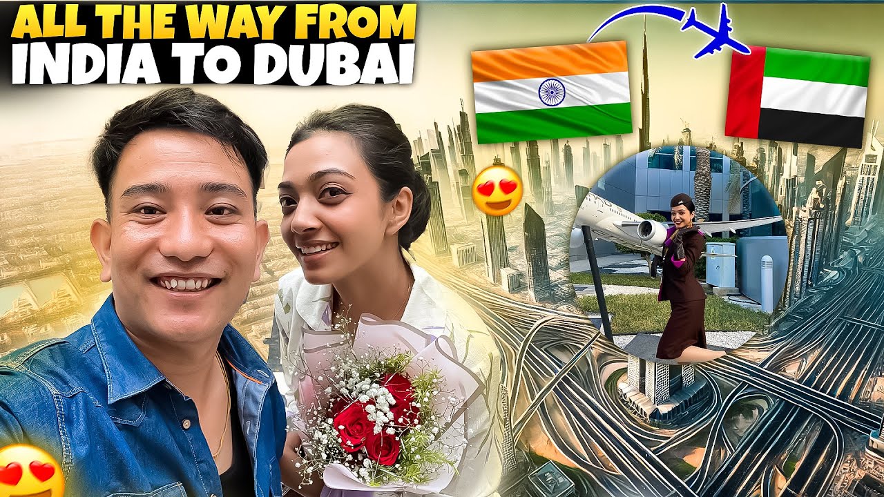 SHE SURPRISED# ME 😱 ALL THE WAY FROM DUBAI OUR FIRST MEET😍