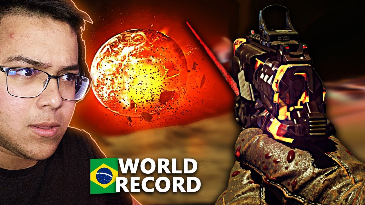 O ÚNICO ROUND 100 FIRST ROOM É RECORDE MUNDIAL DO BRASIL no BO3 ZOMBIES!!!