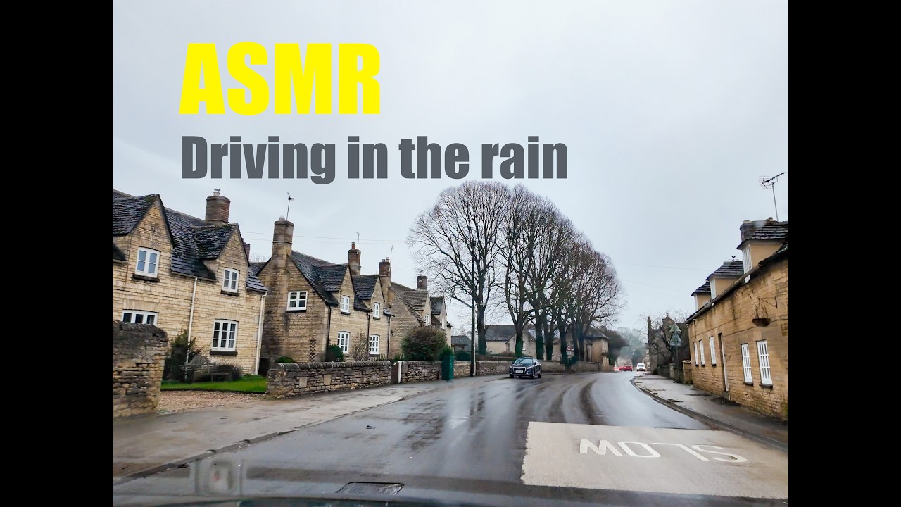 Solo XC Driving | Sounds of Driving in Rain | Relaxing ASMR