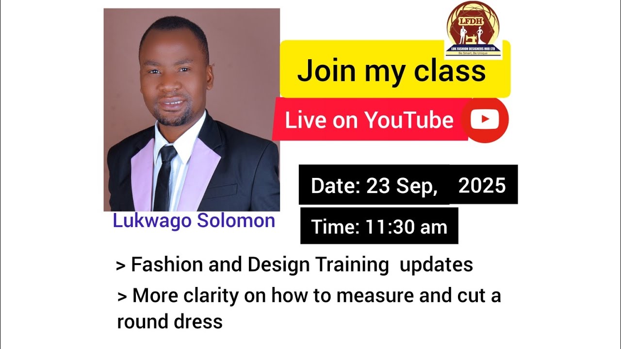 Live session: Training updates and more clarity on how to measure and cut a Round dress 