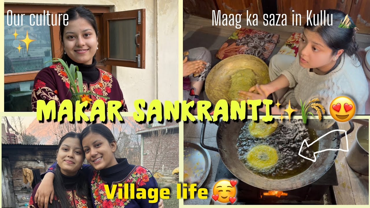 Saza celebration in Kullu 🏔️😍||makar sankranti special ✨🥰||
