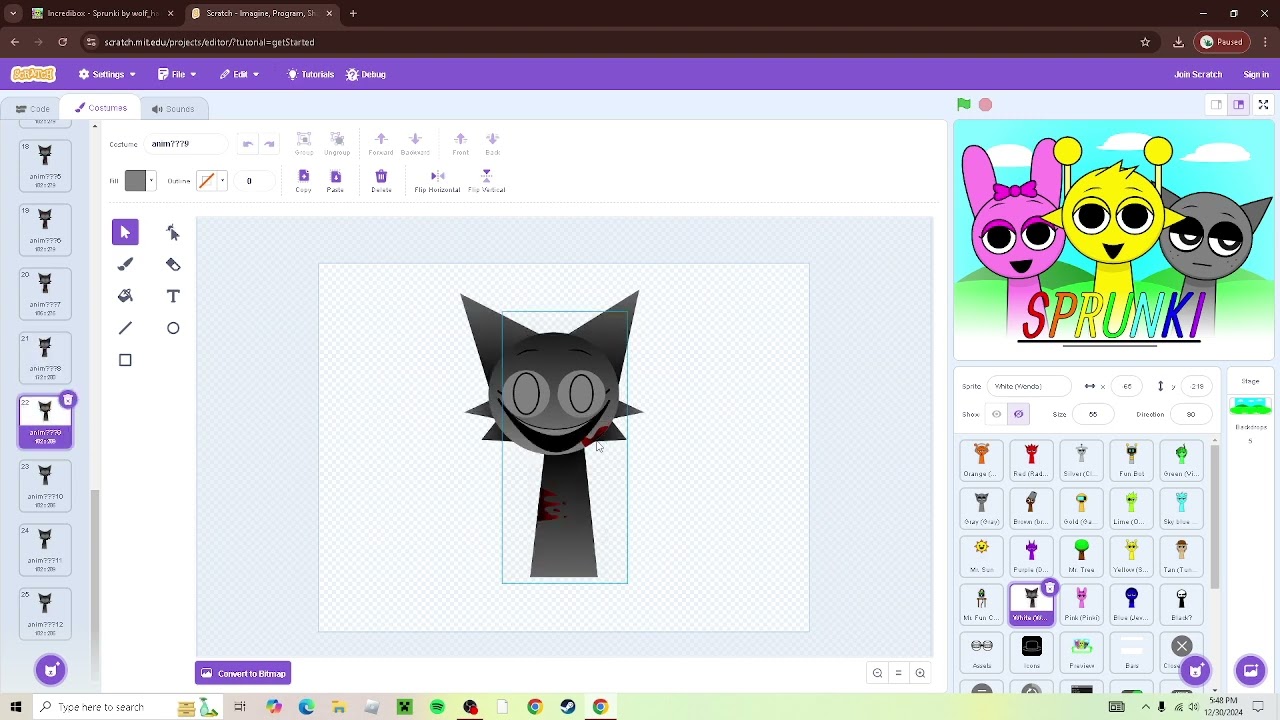 Making my own Sprunki characters