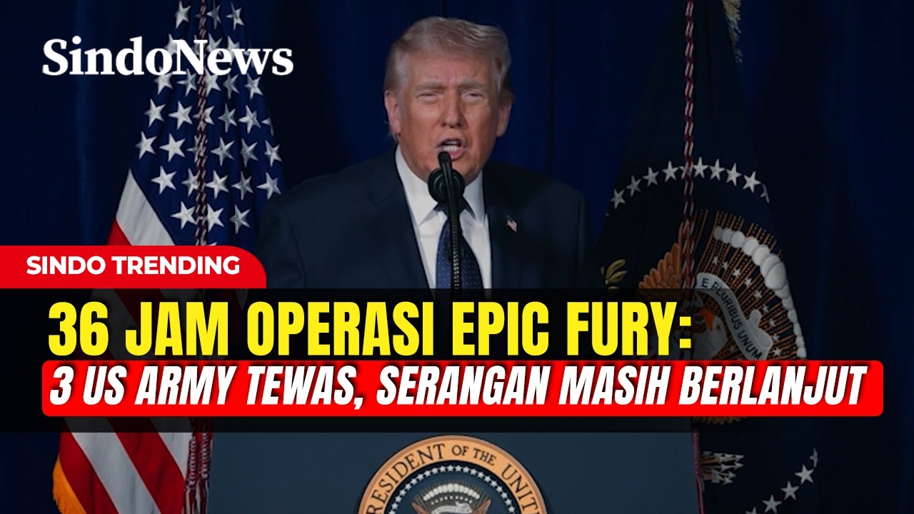 BREAKING! 3 Tentara AS Gugur di Operasi EPIC FURY, Trump Pastikan Tempur Full Kekuatan