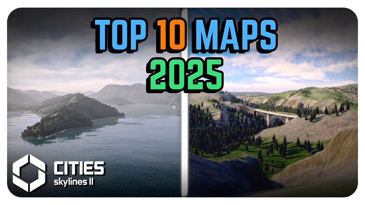 Best Cities Skylines 2 Maps of 2025 You Need to Try Now