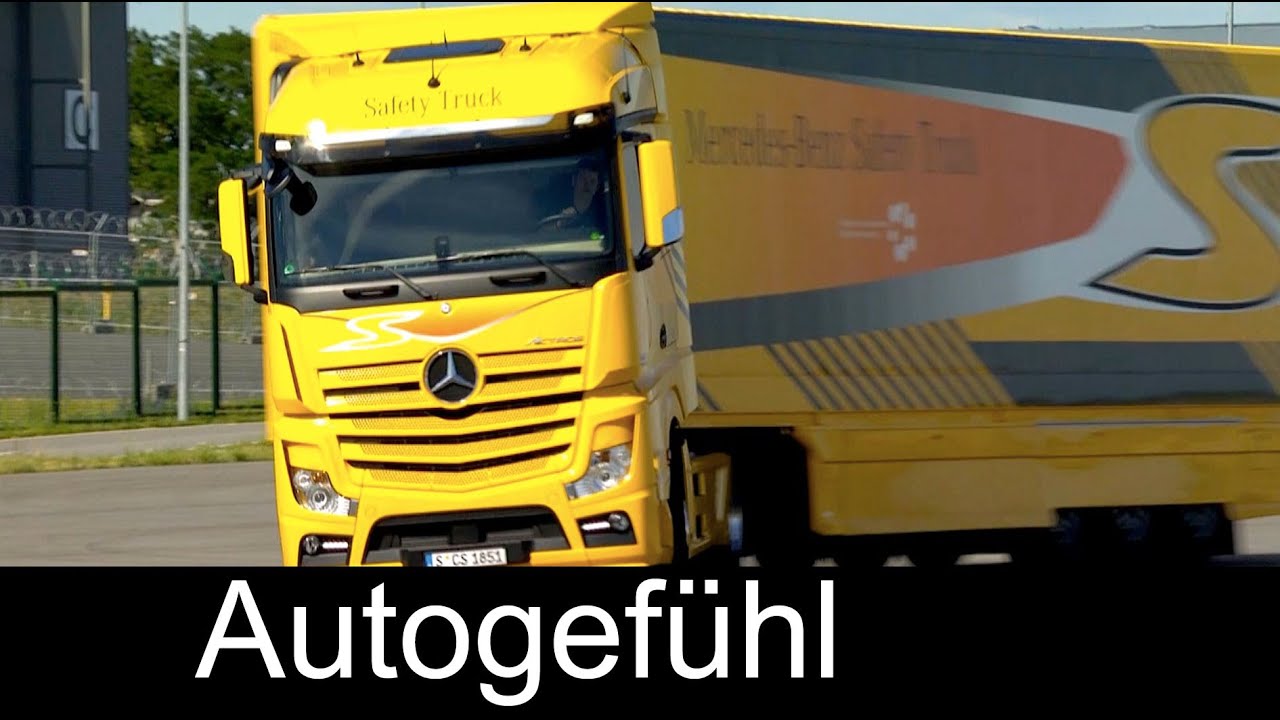 Mercedes/Daimler Truck Actros & Setra Busses & Sprinter/V-Class Safety Tests