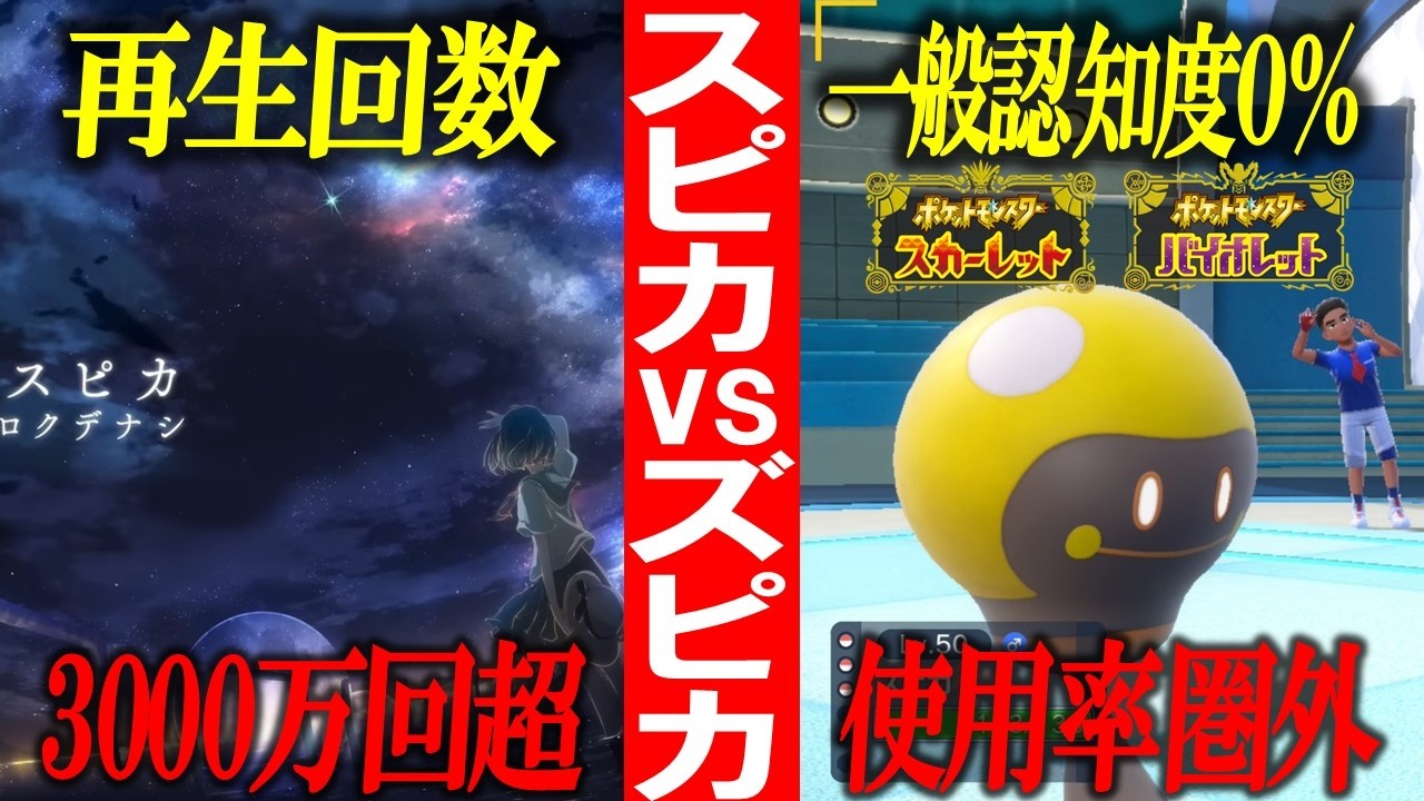 【このポケモン認知率0%】スピカvsズピカvs禁止伝説環境【ポケモンSV】