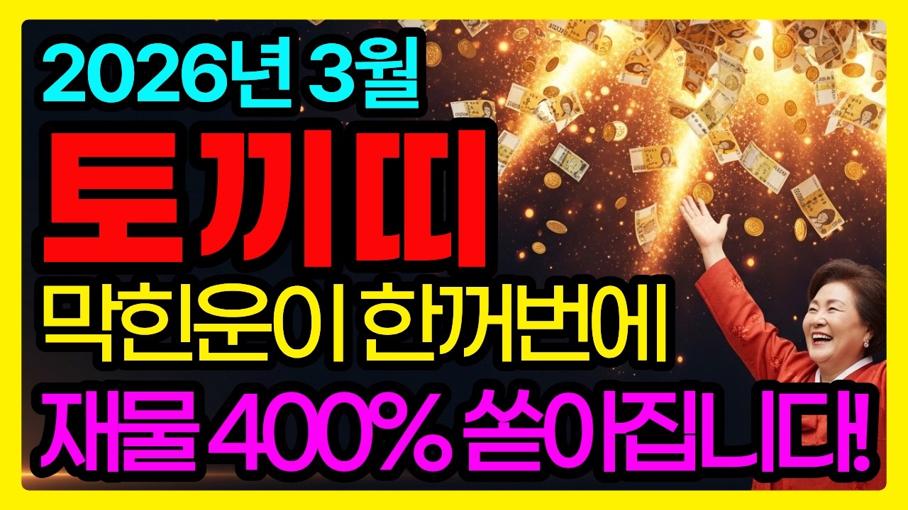 토끼띠 (51·63·75·87·99년생) 3월 20일 춘분 전에 반드시 보세요 – 십 년 만의 봄 기운, 춘분 당일 이 3가지만 하면 토끼띠 막힌 운 완전히 뚫립니다.