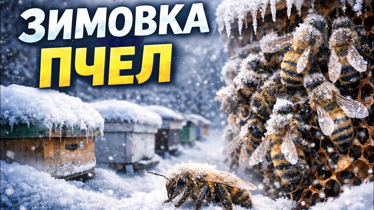 ЗИМОВКА ПЧЕЛ. СДЕЛАЛ УЛЕЙ ЕППС !!! 19.12.2025