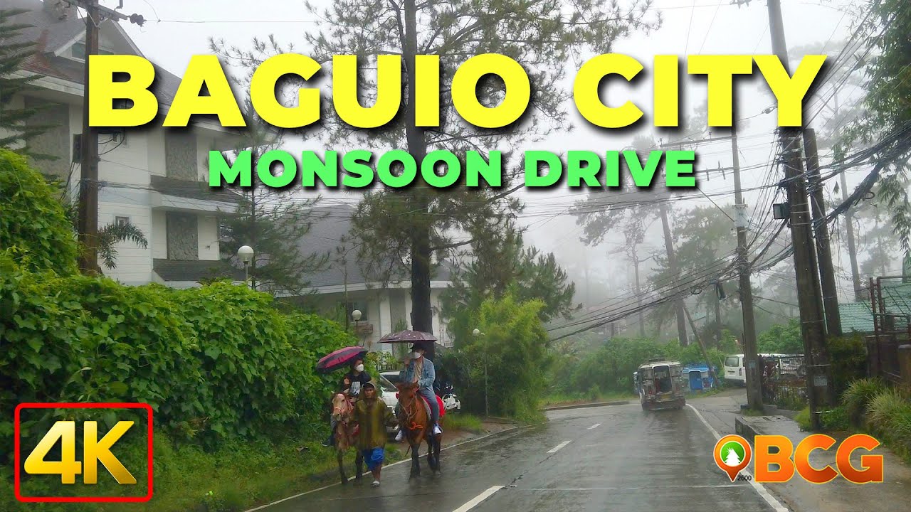 Monsoon Drive in Baguio City | 4K Monsoon Drive in Baguio