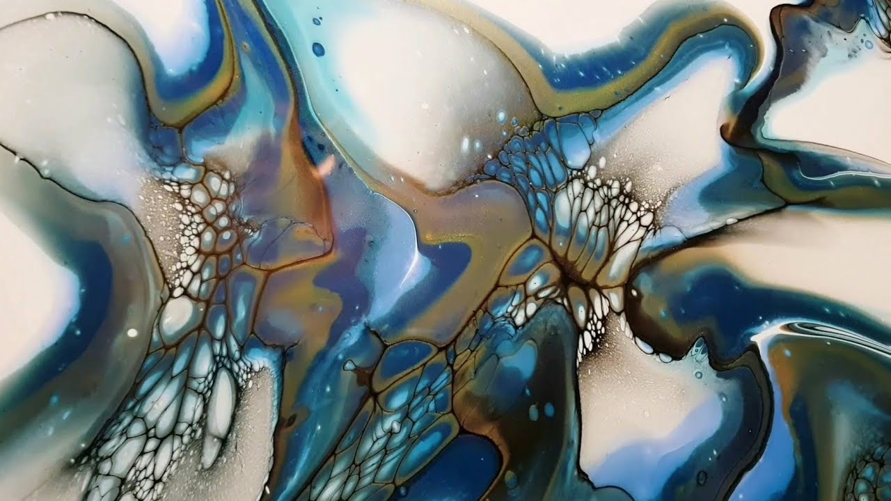 Bloom Technique - Acrylic Pouring Techniques