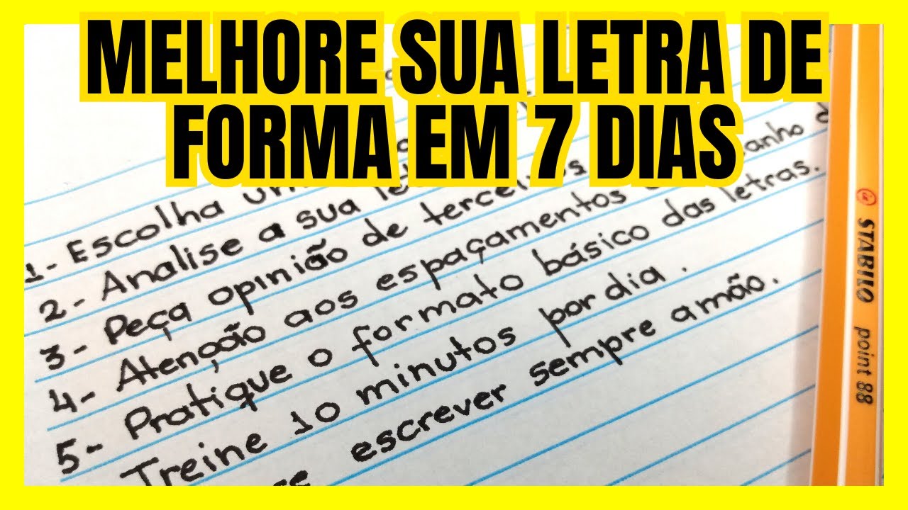Como Melhorar A LETRA -  LETRA Separada