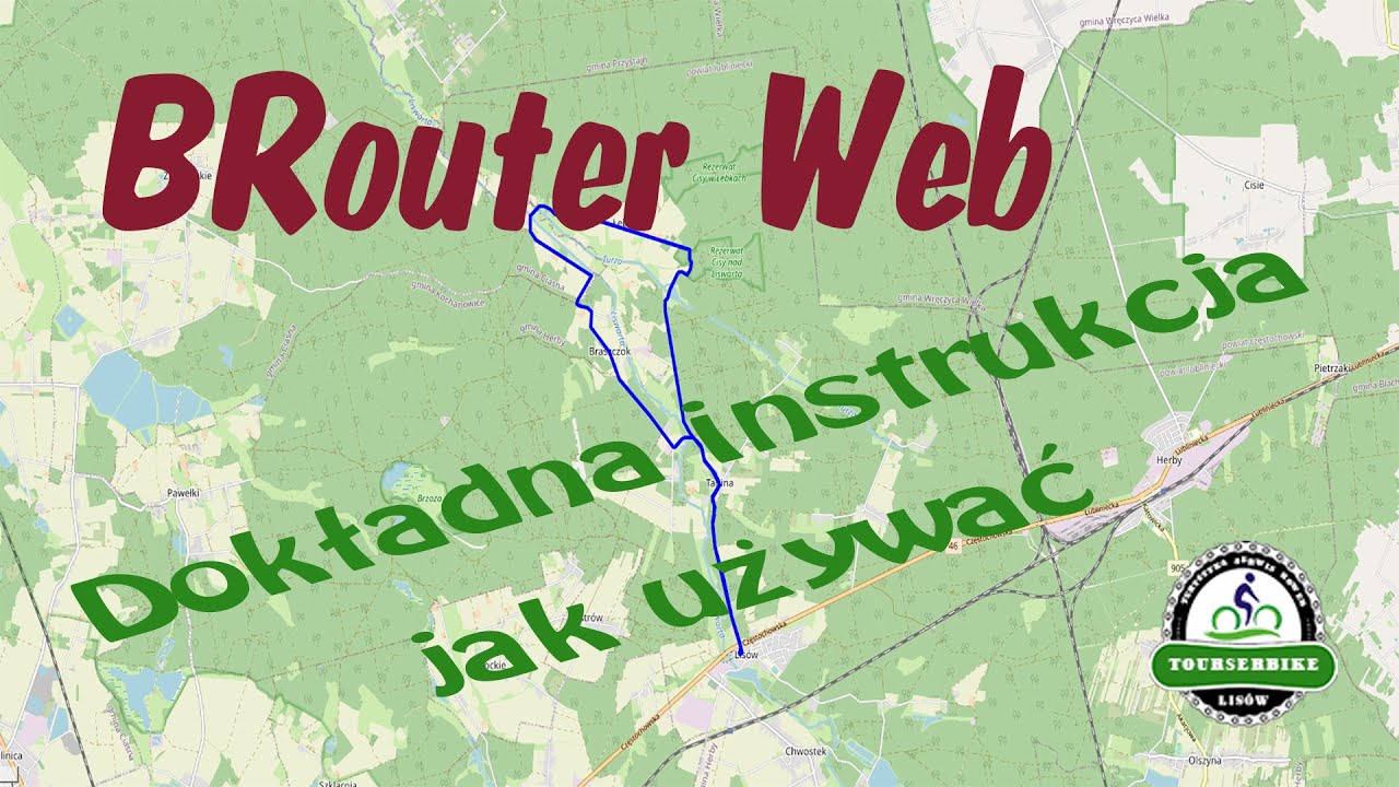 Brouter WEB aplikacja mapowa do planowania tras rowerowych