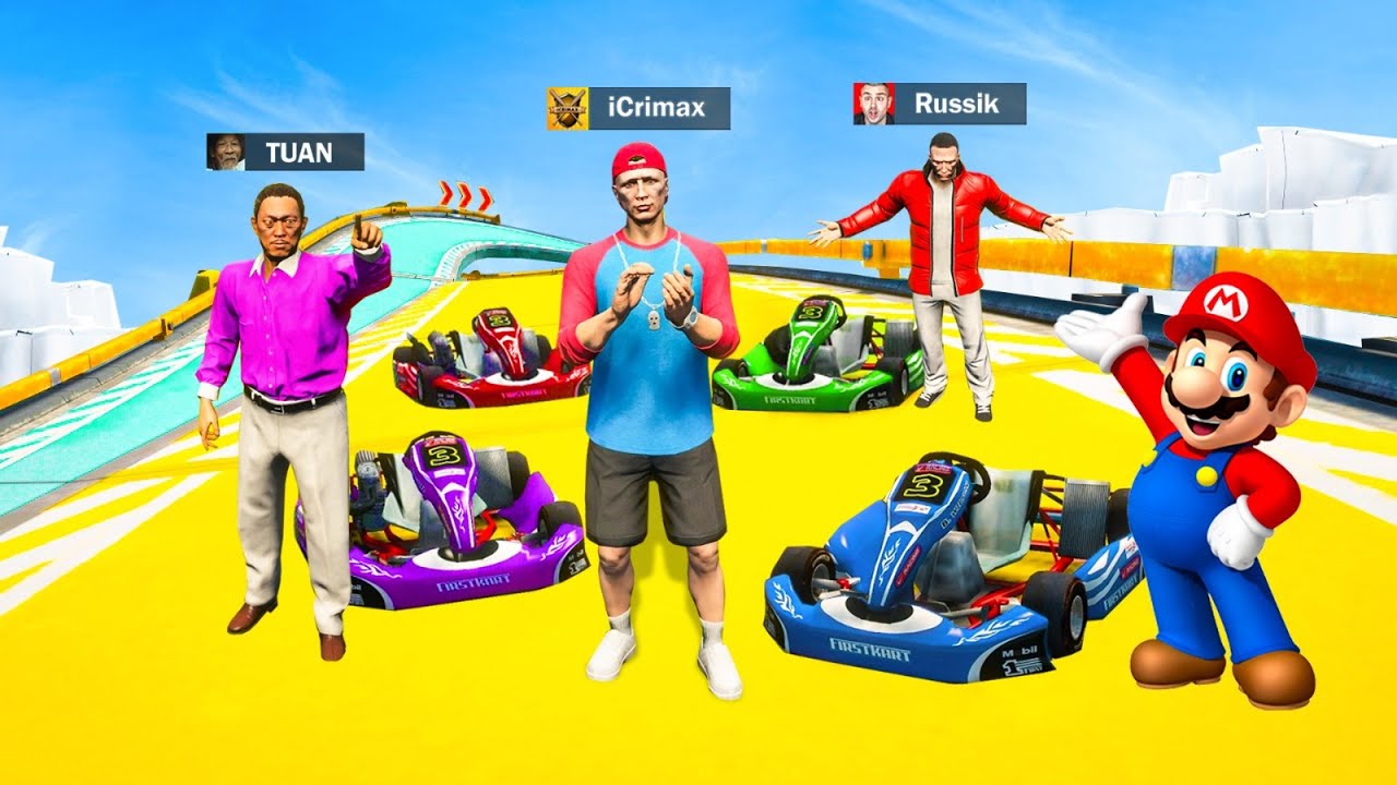 das YouTuber KART RENNEN in GTA 5 RP!