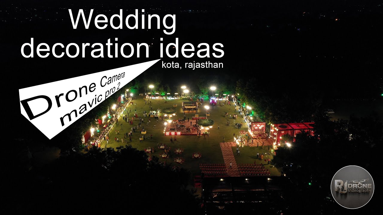 wedding decoration ideas | wedding drone shots | rj dronography