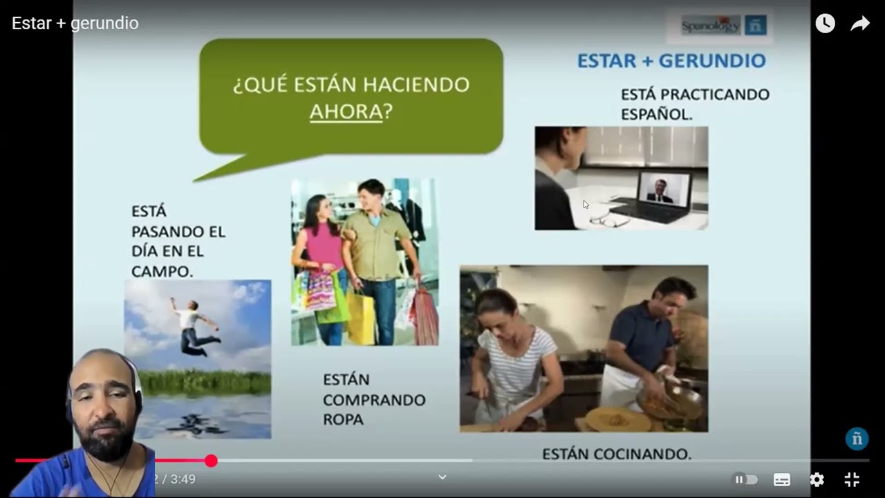PARTE 28: ESTAR + GERUNDIO @UNED @ACNUR Comité español #bambara #españa #clasesvirtuales
