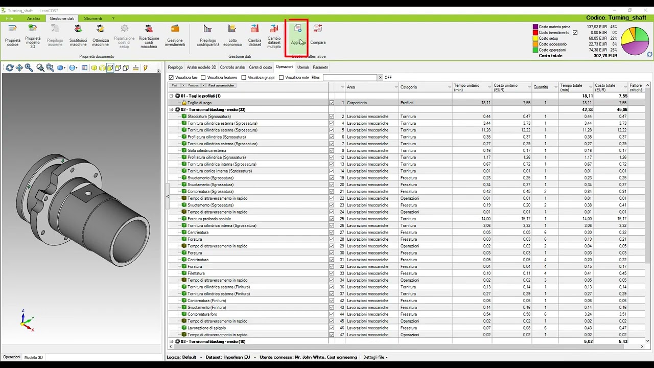 LeanCOST - Preventivi Automatici Modelli 3D