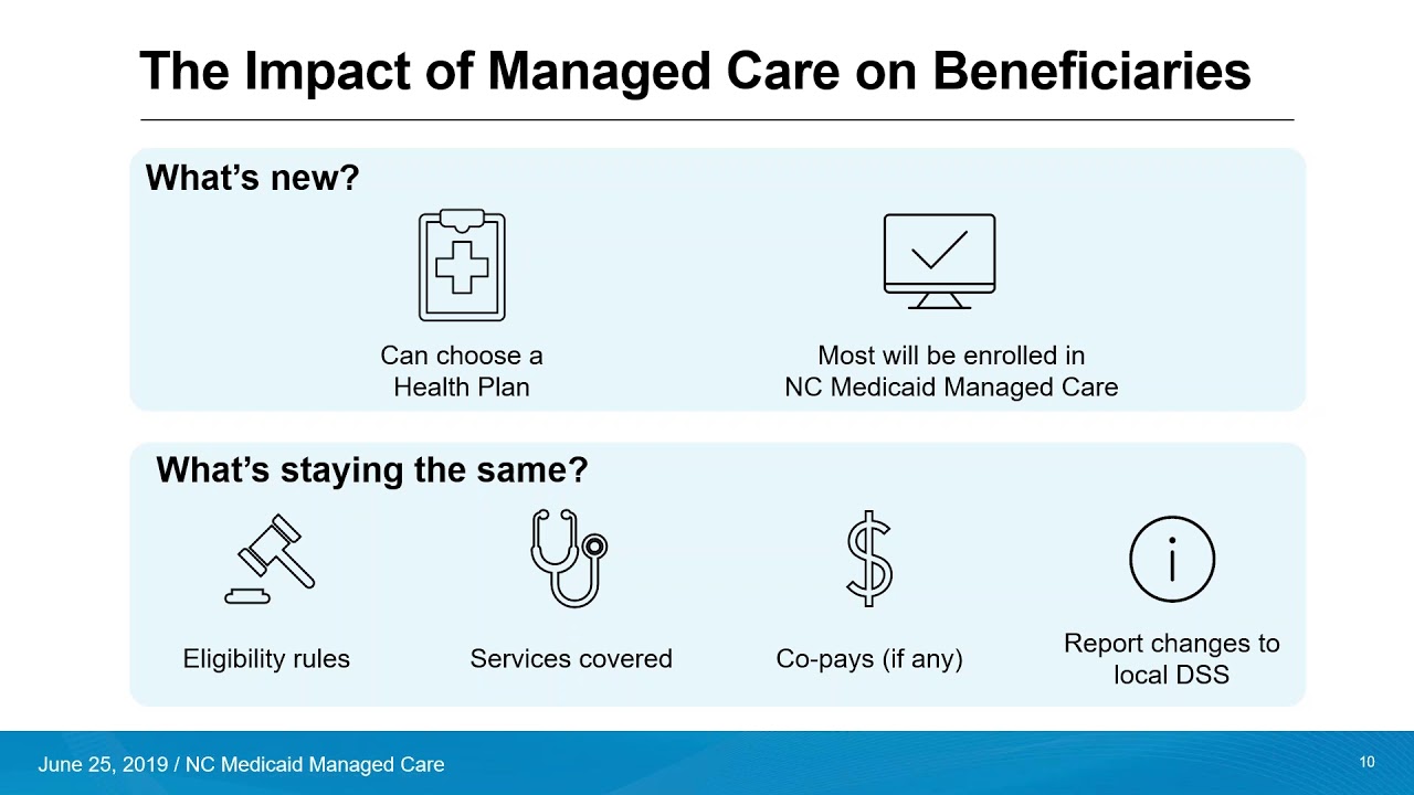 The Enrollment Broker and NC Medicaid Managed Care