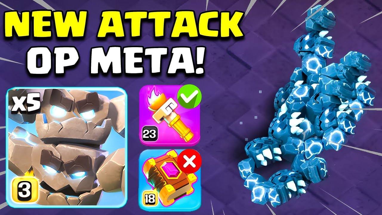 Best Army For Legend Battle TH18 | Easy Meteor Golem Attack (Day 1) in  Clash of Clans