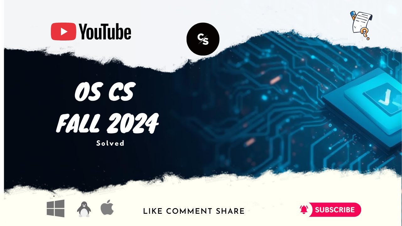 Operating System (OS) – Computer Science | Fall 2024 | Solved Past Paper