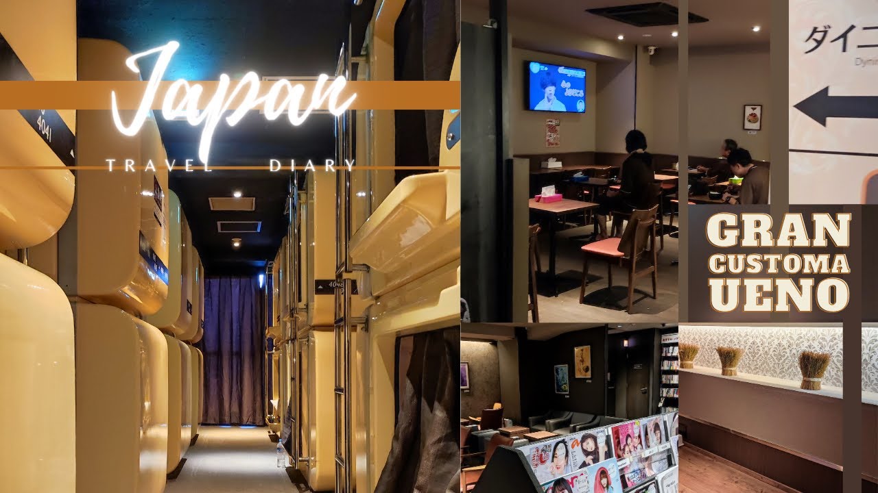 Tokyo | Gran Customa Ueno | Capsule Hotel | Manga Lounge