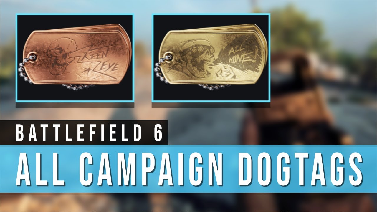 Battlefield 6 - All Campaign Collectible (Dog Tag) Locations