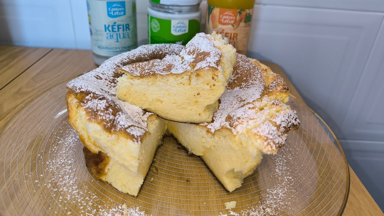 ✅Pastel de Yogur, super rico, fácil de hacer y con muy pocos ingredientes 😋, lo recomiendo!!
