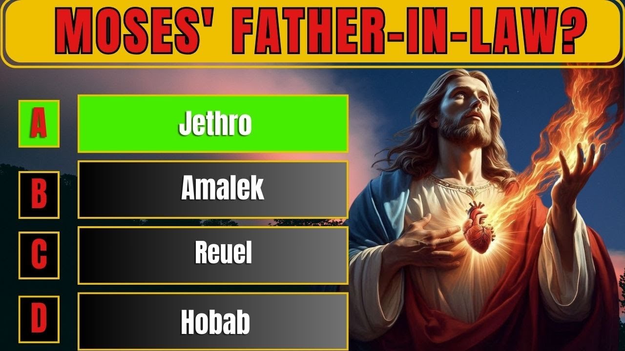 Who Is Moses In The Bible | 30 Questions - Easy Level | Bible Brain Teaser