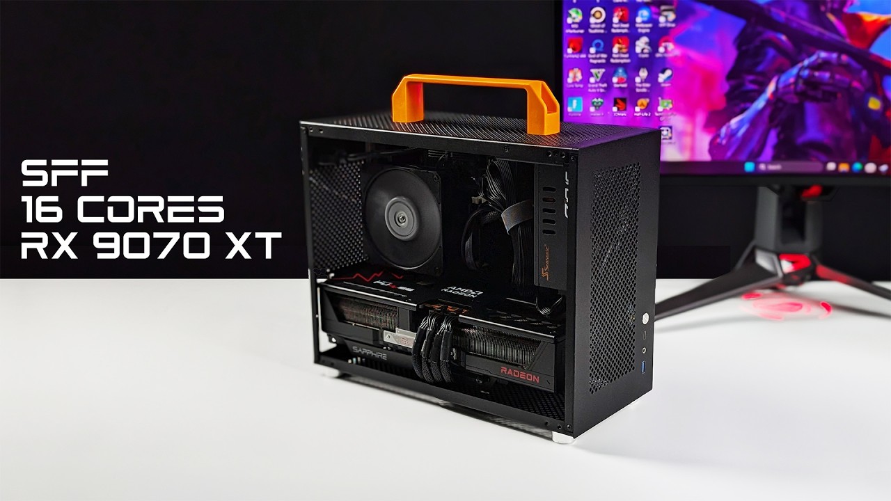 This All AMD Gaming PC Has A 16 Core Laptop CPU And RDNA4 Graphics!