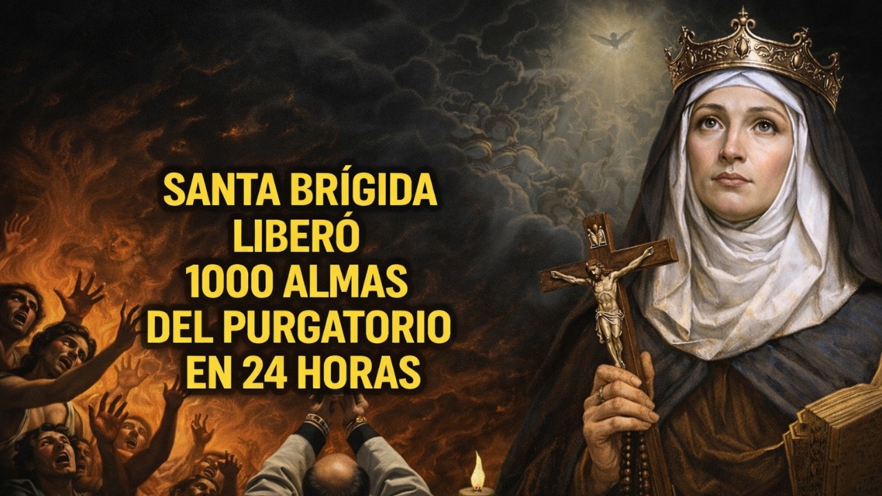 La Visión de Santa Brígida | Liberó 1000 Almas del Purgatorio en 24 Horas